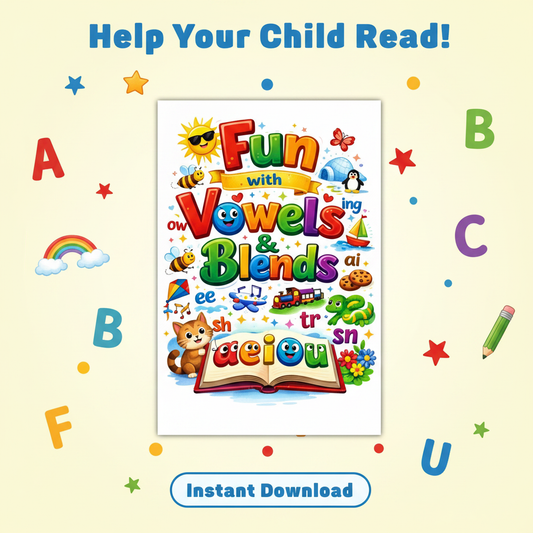 Fun with Vowels & Blends Ad - Clean
