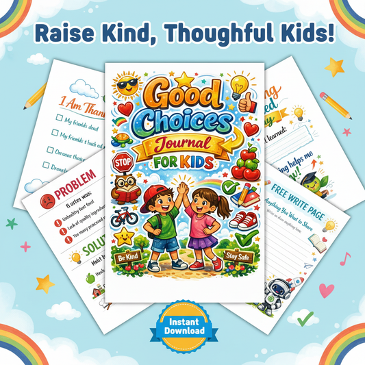 Good Choices Journal for Kids Ad