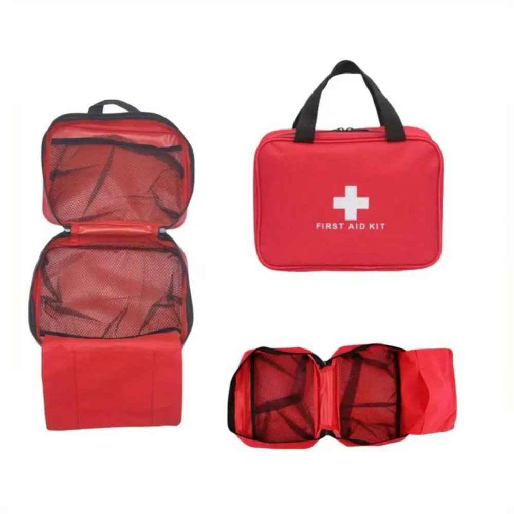 173pcs Large First Aid Kit: Portable Bag For Outdoor Hunting, Hiking,