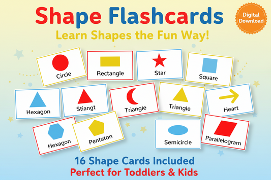 Shape Flashcards – Digital Download